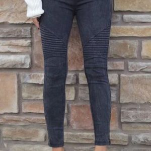 NWT Moto Jegging Denim Skinny Jean Black, S (0/2)
