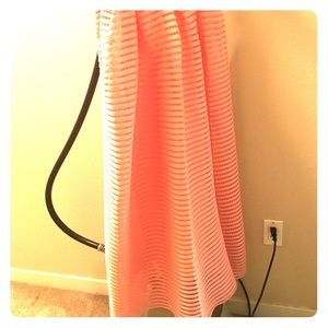 Mesh Maxi Skirt in Coral. Never worn!