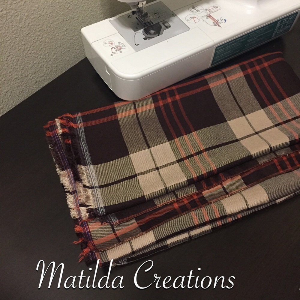 Oversized Plaid Scarf