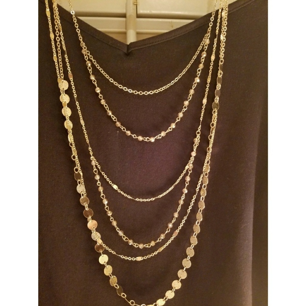 multi-layered necklace - Picture 2 of 3