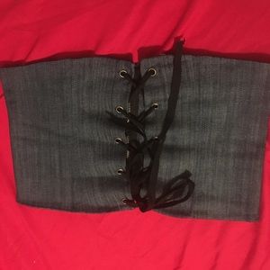Denim Corset Belt