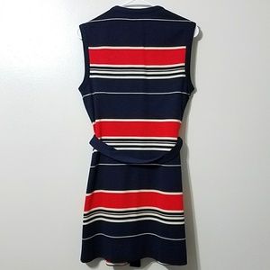 Vintage Sweaters - Vintage striped belted sweater vest Vintage Sweaters - Vintage striped belted sweater vest