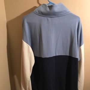 Pink half zip sweatshirt