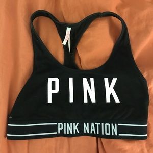 Black PINK sports bra