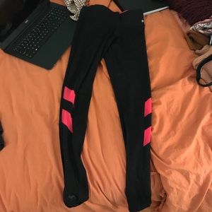 Black and pink PINK leggings