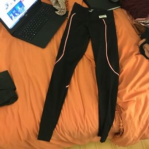 Black and pink PINK leggings