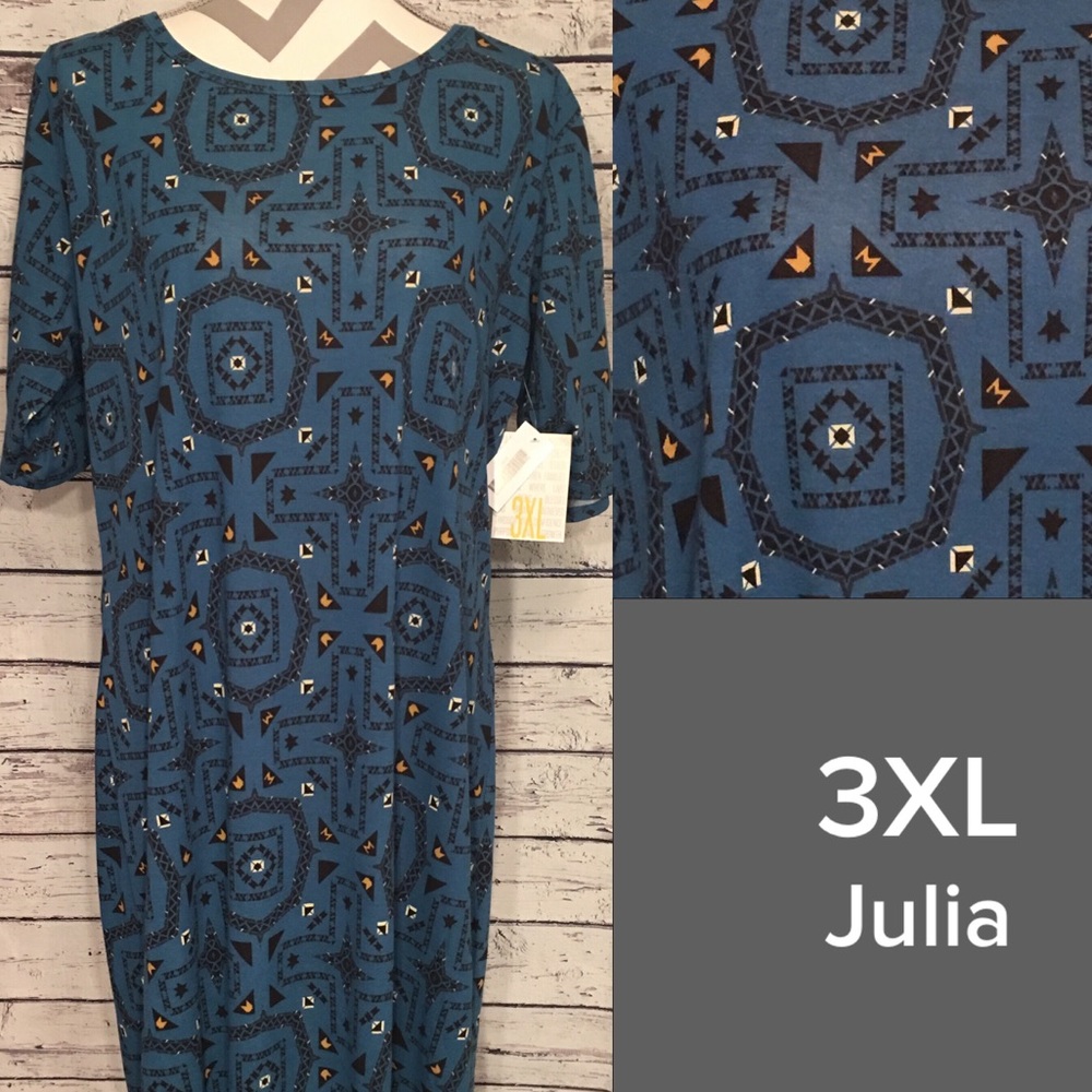 LuLaRoe Julia tshirt pencil dress
