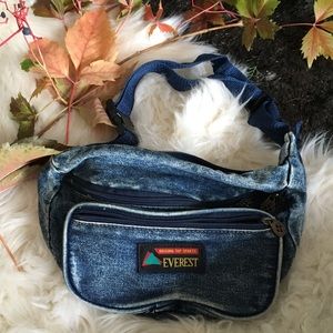 Vintage Bags - vintage denim fanny pack Vintage Bags - vintage denim fanny pack