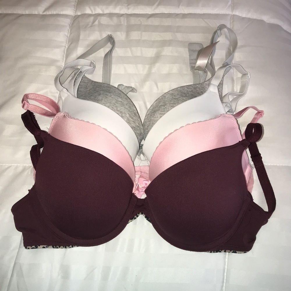 PINK victoria’s secret push up bra bundle