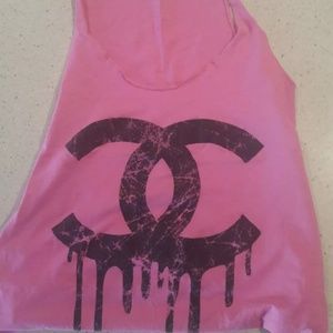 Cute pink tank
