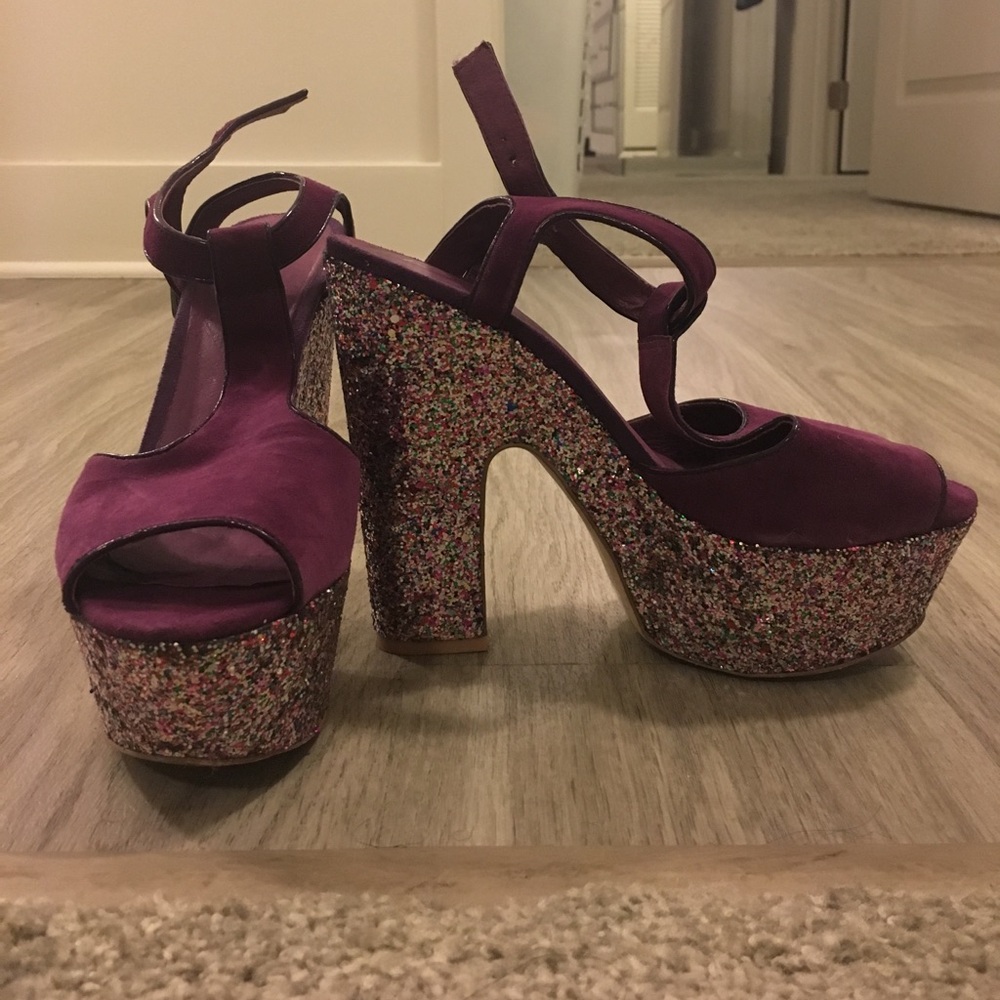 Glitter platforms