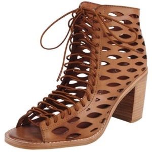 Jeffery Campbell Cors Lace Up Bootie