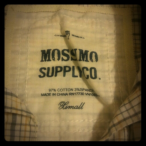 Mossimo Plaid Collared Button Down Shirt X-Small - Picture 1 of 4