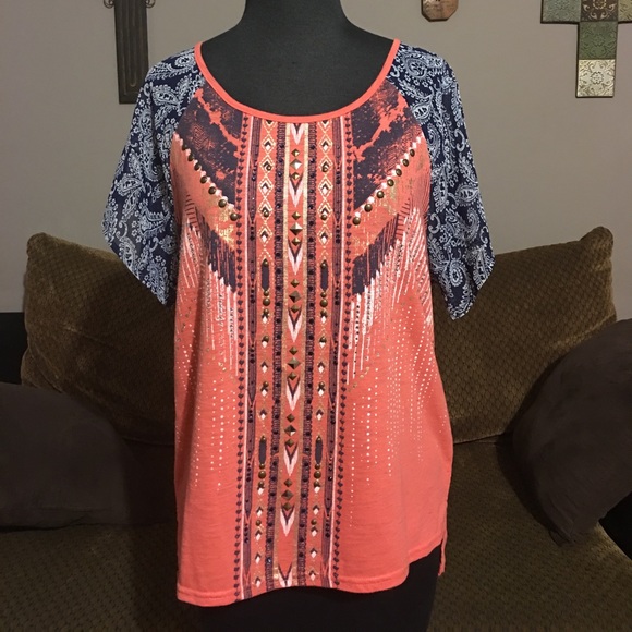 Miss Me Tops - Beaded Miss Me Top