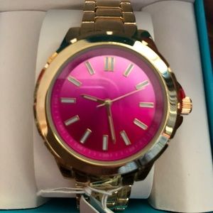New women’s watches pink gold brand watch w/tag