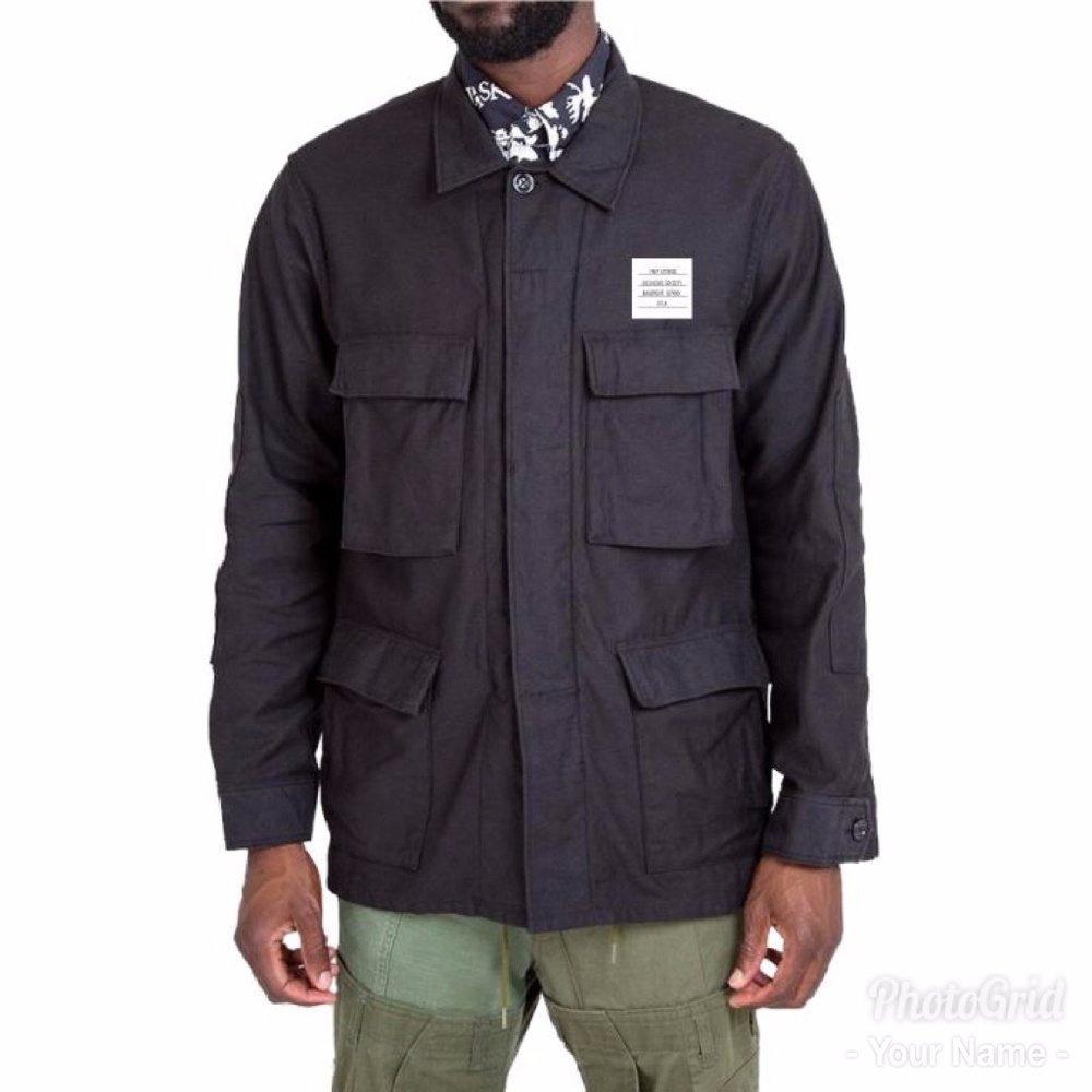 BDU Fatigue Jacket (Black)