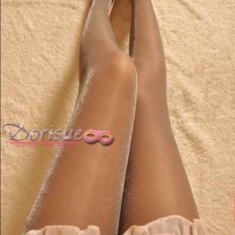 A11 Blink blink silk silvery pearl stocking