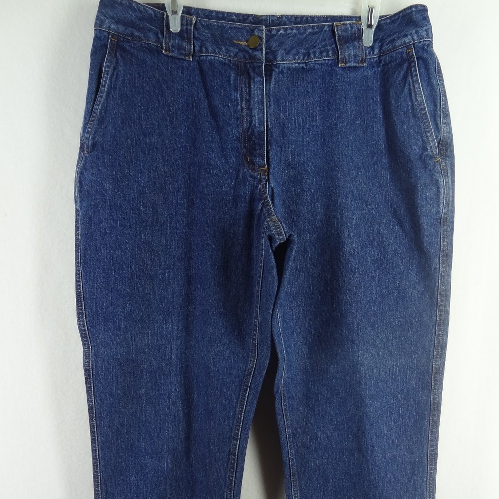 Hanna Andersson Ribbon Cuff Mom Jeans Sz.16