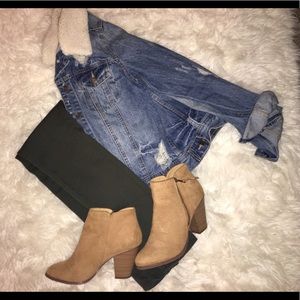 Suede Booties