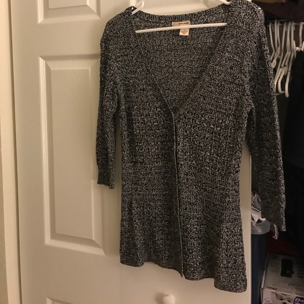 Knitted 3/4 sleeve cardigan