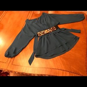 Bebe top and belt