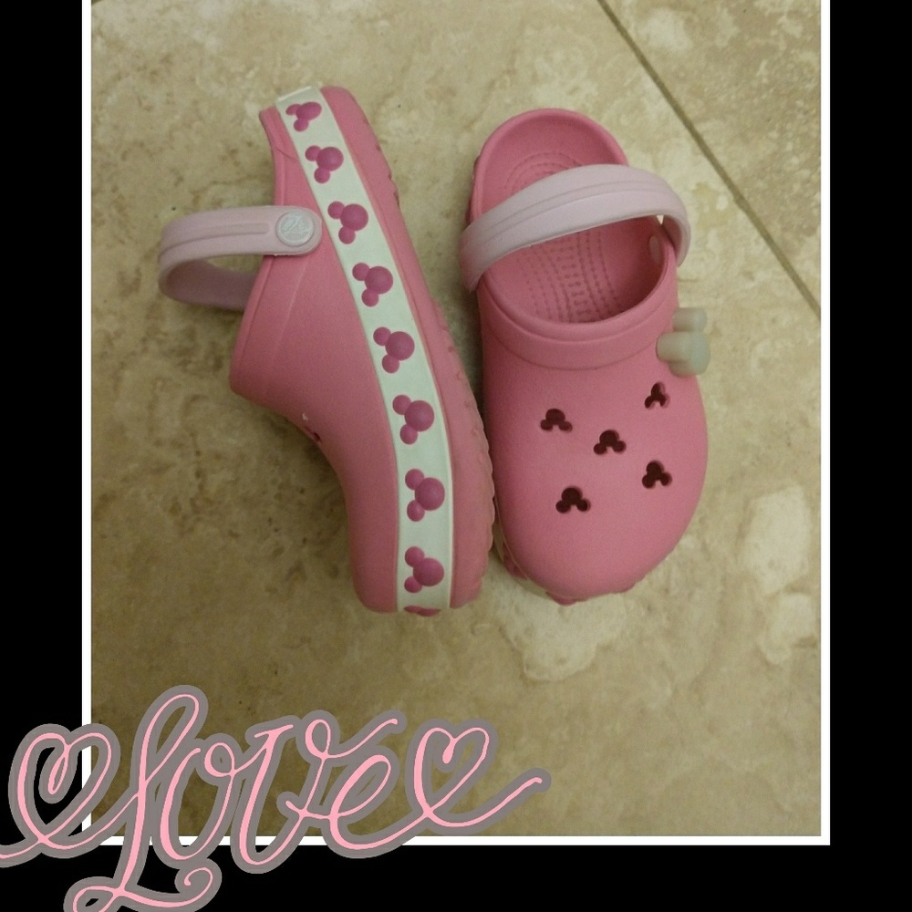 Minnie mouse Crocs