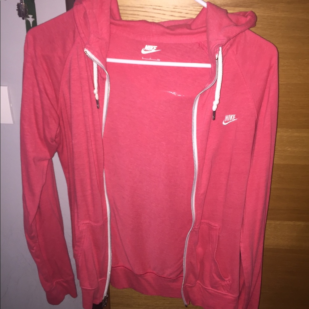 Nike Pink Light Weight Hoodie