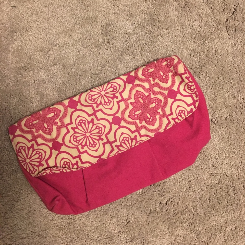 Pink clutch