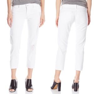 DL1961 Riley Cropped White Jeans