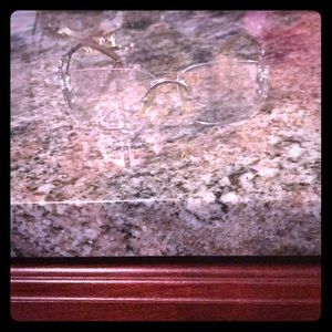 Christian Dior White Gold frame ONLY