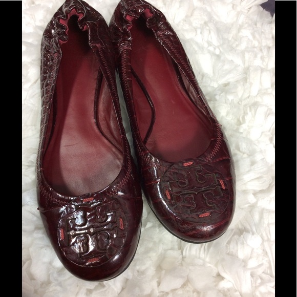 poshmark tory burch flats