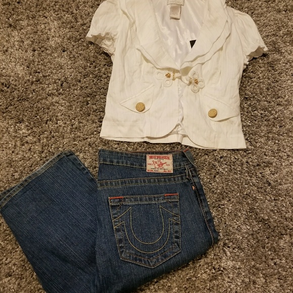 *SOLD* Blue True Religion - Picture 1 of 6