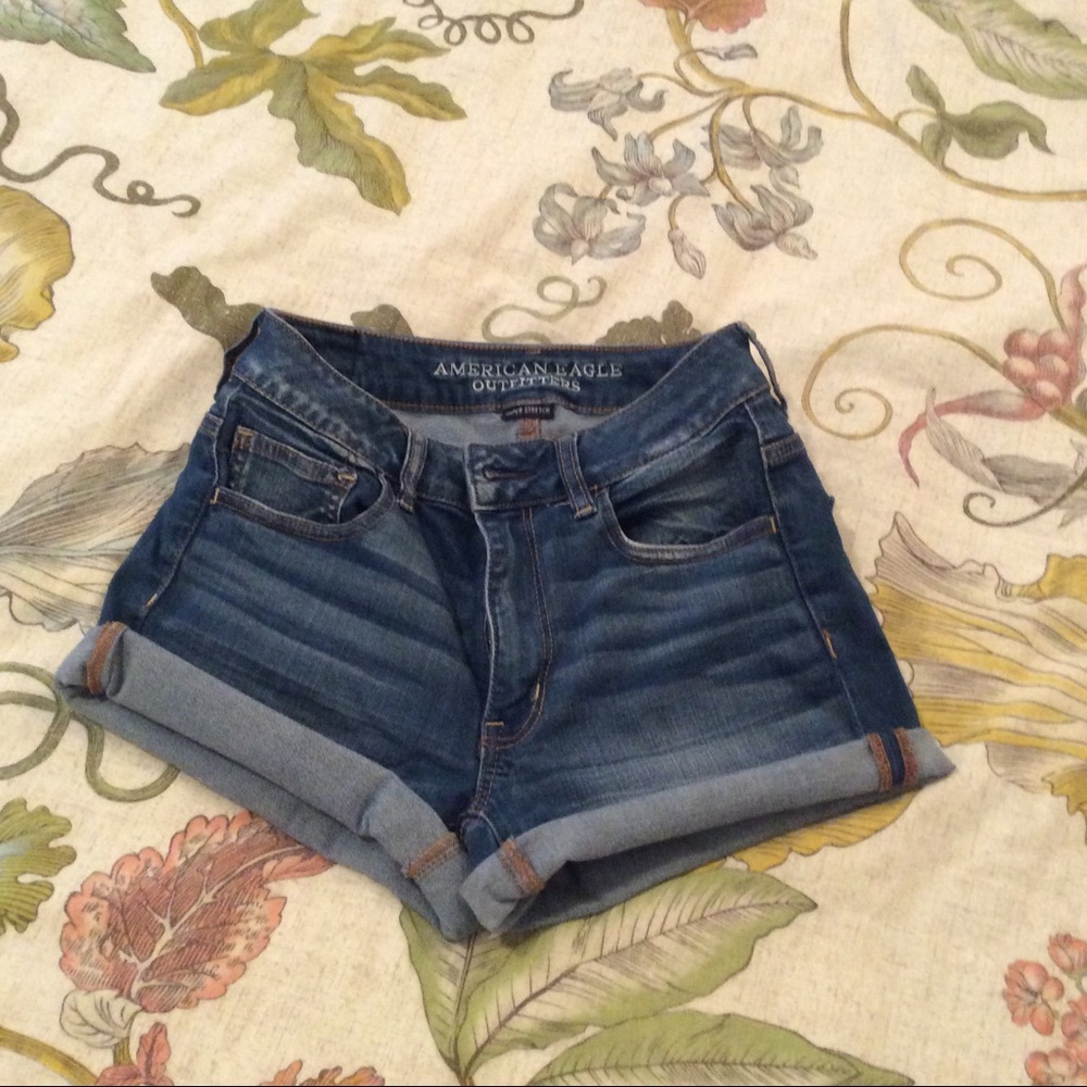 High rise denim shorts - American Eagle