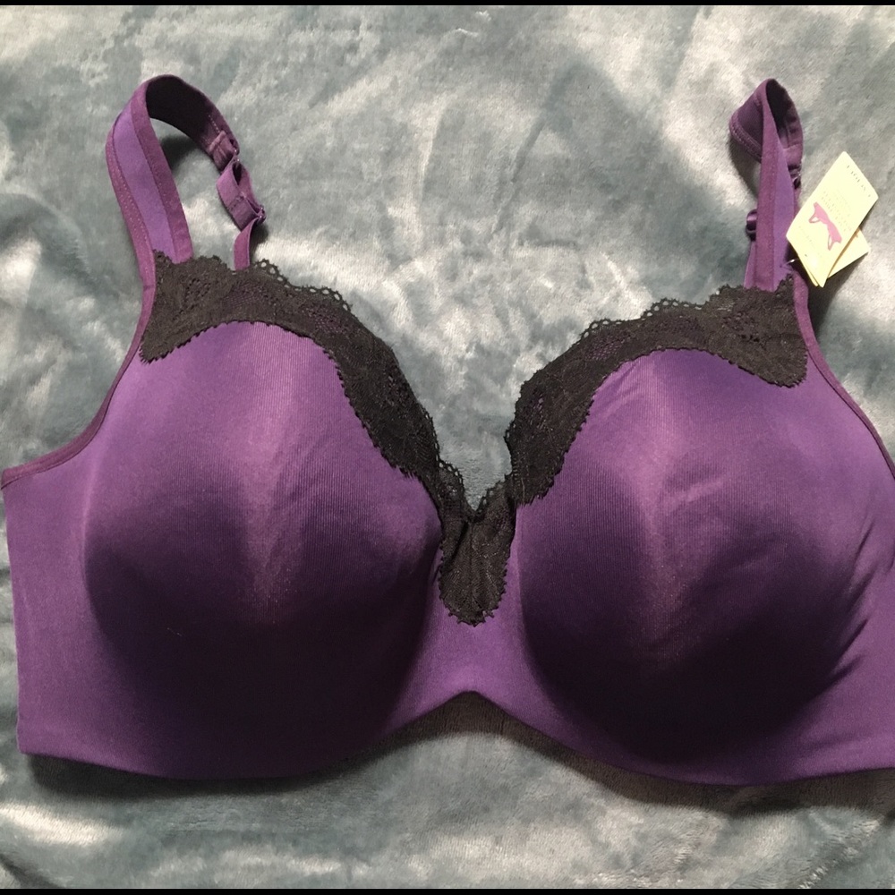 Cacique Lace Trim Balconette 42DDD NWT