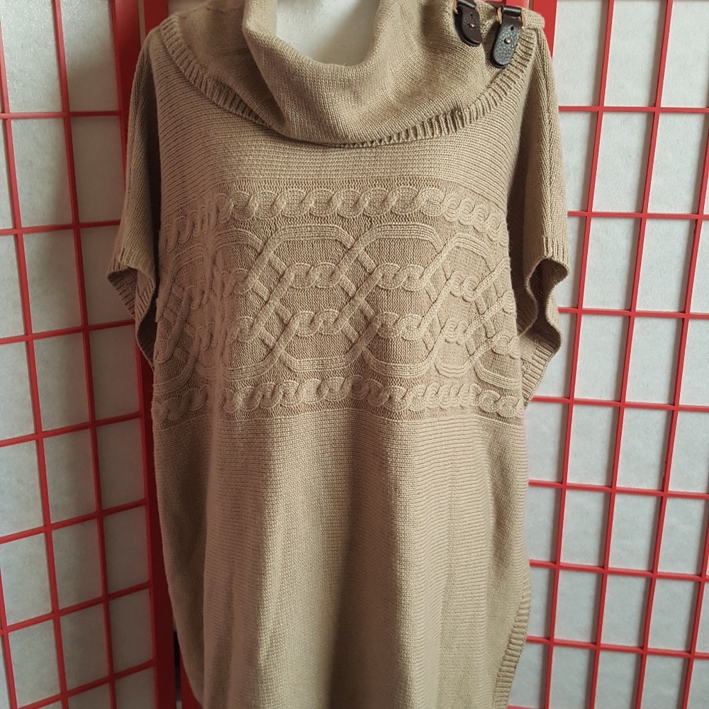 LaSeine Poncho Sweater Ruana Wool Blend - Picture 1 of 8