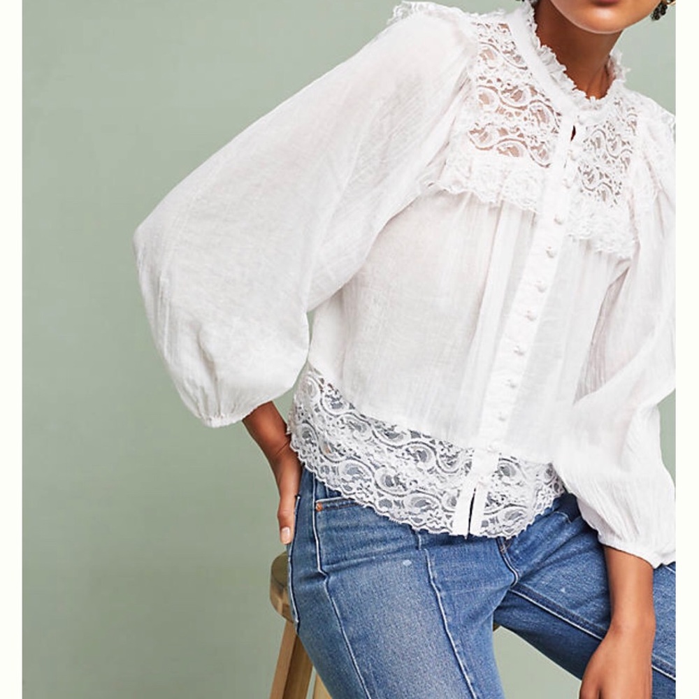 Anthropologie Blouse - Picture 2 of 8