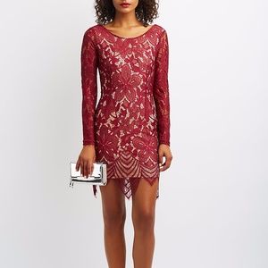NWT Eyelash Lace Bodycon Dress