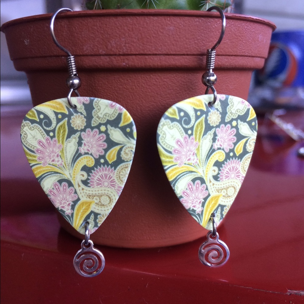Hippy Spiral Swirl Earrings