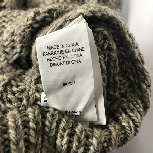 WOMEN'S LUCKY BRAND BROWN SWEATER KNIT SMALL - Picture 4 of 8