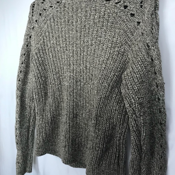 WOMEN'S LUCKY BRAND BROWN SWEATER KNIT SMALL - Picture 6 of 8