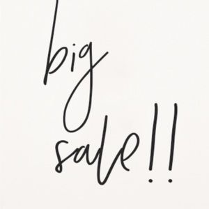 EVERYTHING MUST GO 50% OFF THIS WEEK
