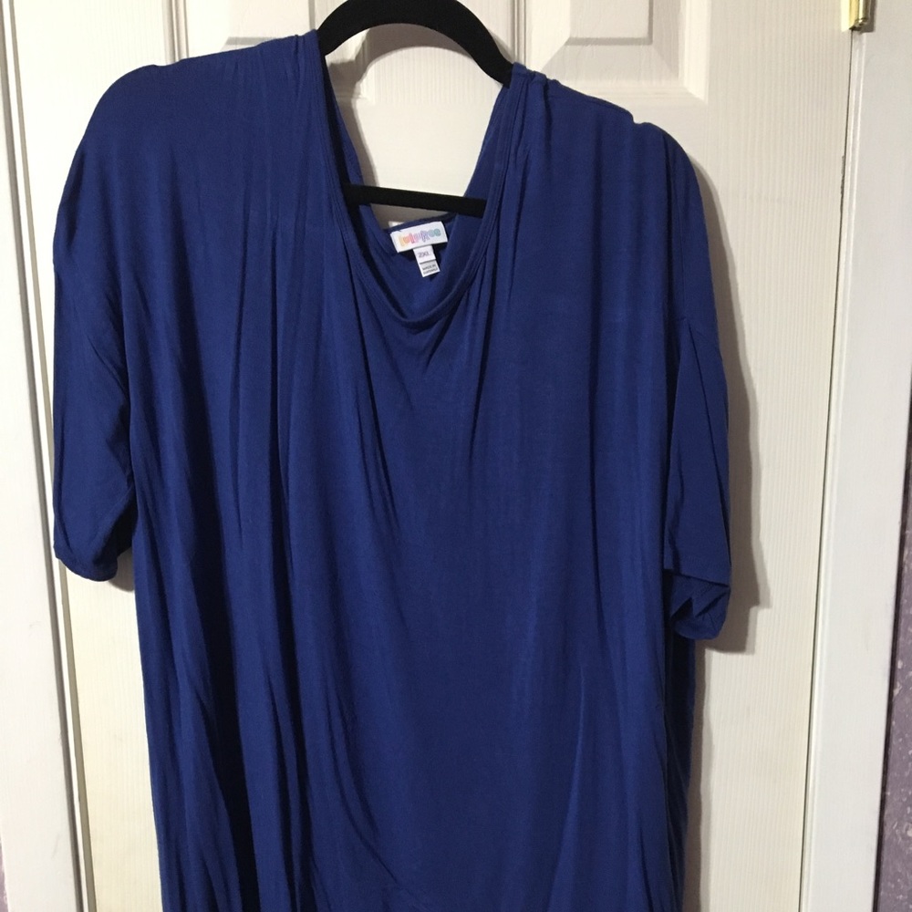 Lularoe Irma SOLID navy blue 2XL XXL