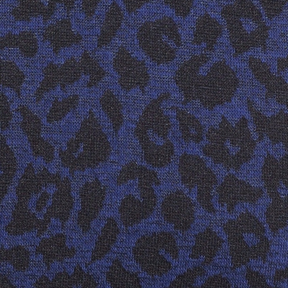 SEJOUR Marled Leopard Keyhole Print Ponte Dress D6 - Picture 2 of 8