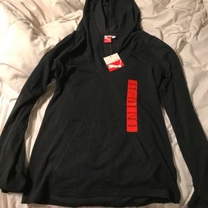 Long sleeve hooded T