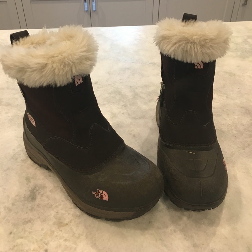 North face girls snow boots