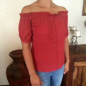NWOT - Off The Shoulder Bottom down Top