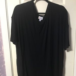 Lularoe SOLID black HALLOWEEN Irma XXL 2XL
