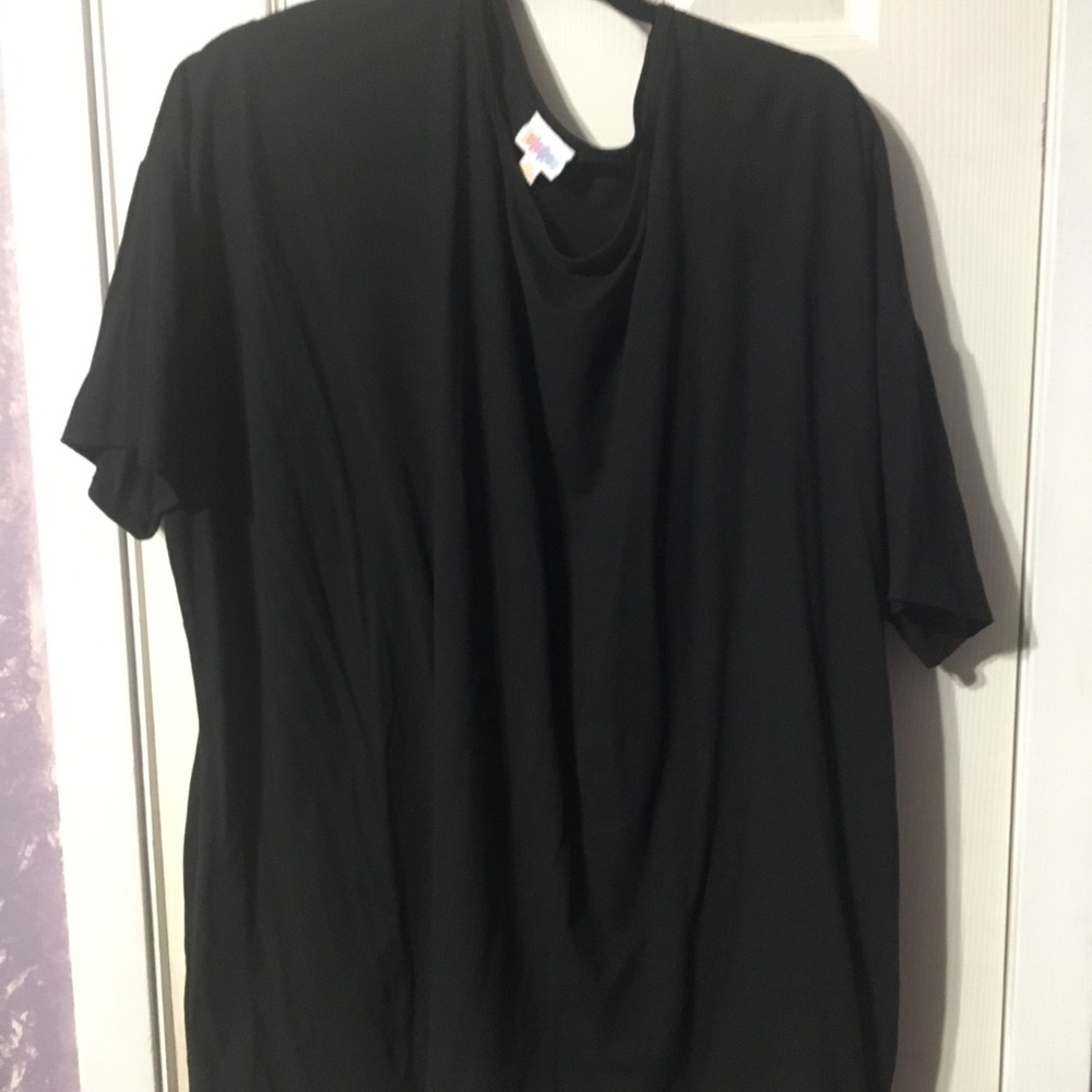Lularoe SOLID black HALLOWEEN Irma 3XL XXXL