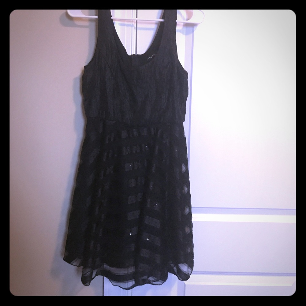 Little black sparkly dress