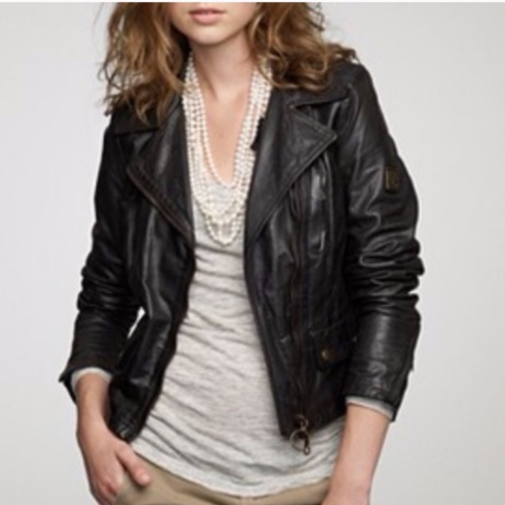 BelStaff Moto Leather Jacket for J.Crew